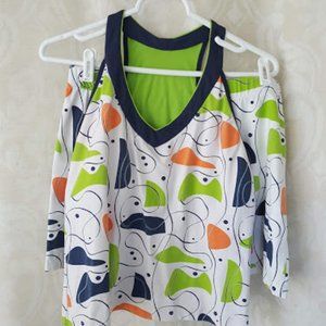Sz XL~Lily’s Of Beverly Hills~2pc Tennis Outfit